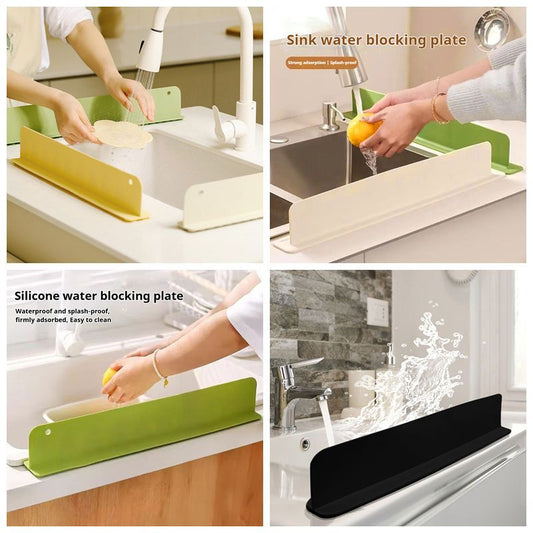 Silicone Sink Splash Guard – Anti-Splash Water Barrier