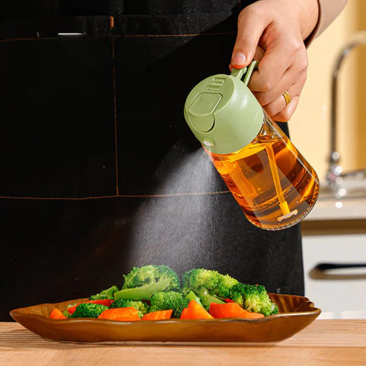 2 in 1 Glass Oil Sprayer and Dispenser