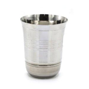 Stainless Steel Pari Glass - Silver | Durable and Elegant Kitchenware in Pakistan