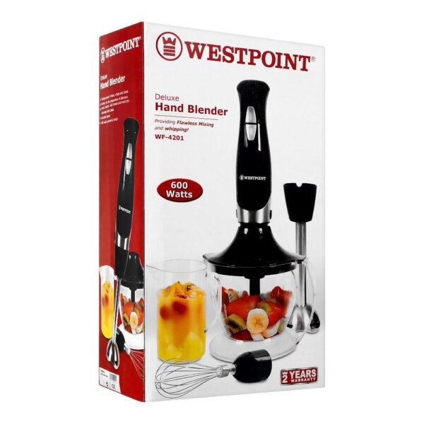 Buy Westpoint Deluxe Hand Blender (WF-4201) – Powerful & Easy-to-Use Kitchen Blender