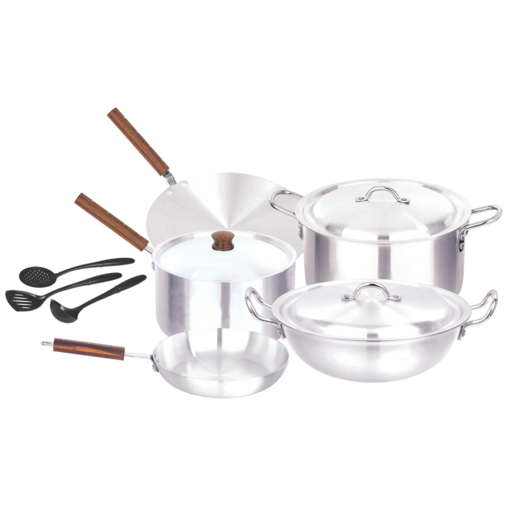 15-Piece Aluminum Executive Gift Pack Cookware Se